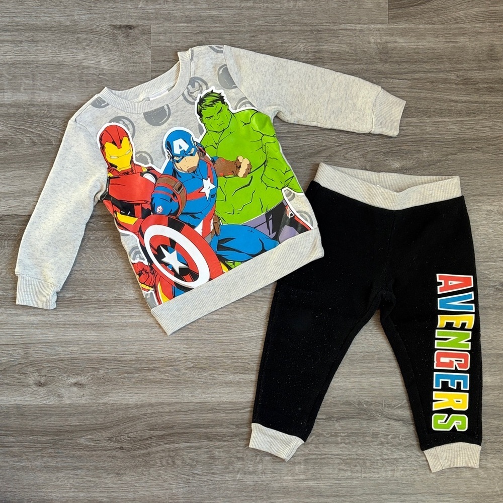 Marvel Avengers toddler boys matching set